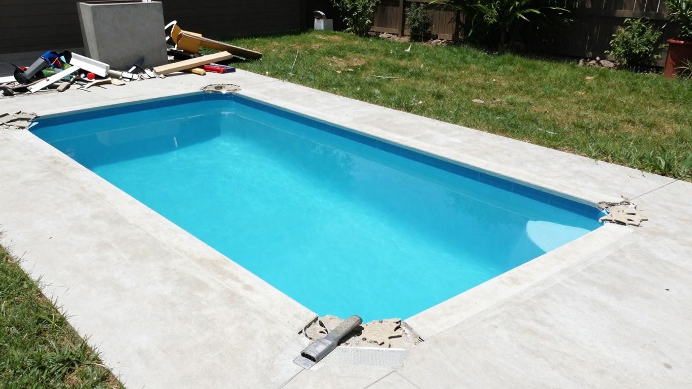 swimming pool removal example